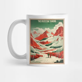 The Russian Tundra  Russia Vintage Tourism Poster Mug